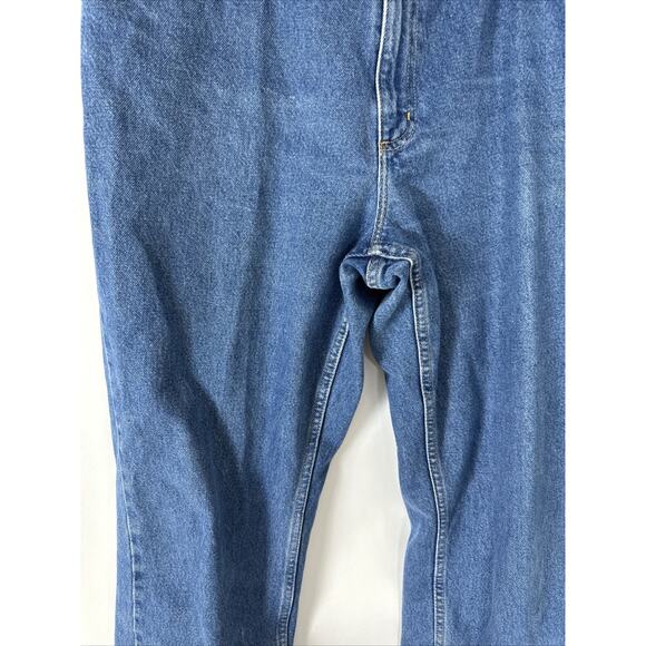 LL Bean Women's Jeans Size 16 Reg Blue Denim Original Fit Relaxed 100% Cotton - Picture 5 of 13